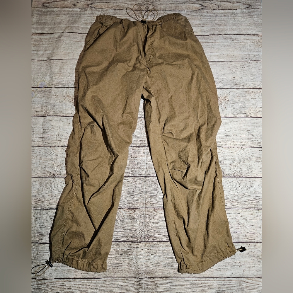No Boundaries Khaki Brown Parachute Pants